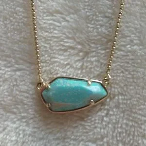 Kendra Scott Jewelry Kendra Scott Cami Necklace Aqua Kyocera